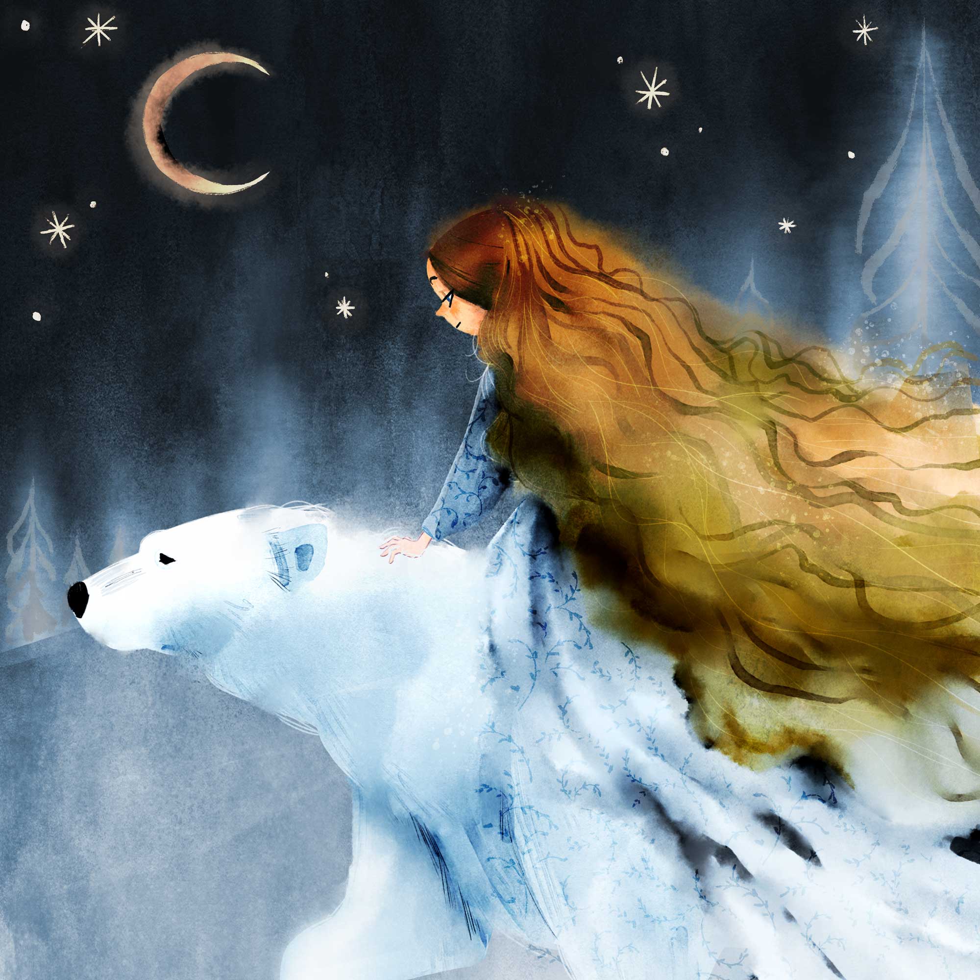 Mystic Whisper — illustration by Meg Fear